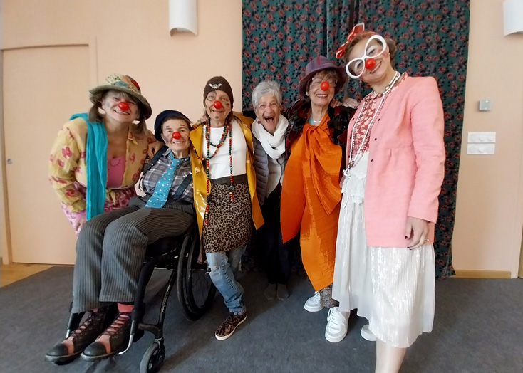 stage clown photo de groupe